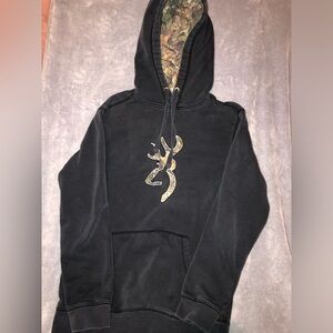 BROWNING BLACK & CAMO PULLOVER HOODIE